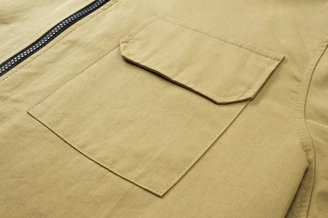 C.P. Company Shirts Zip-Front Lens Sleeve Shirt product detail image 4