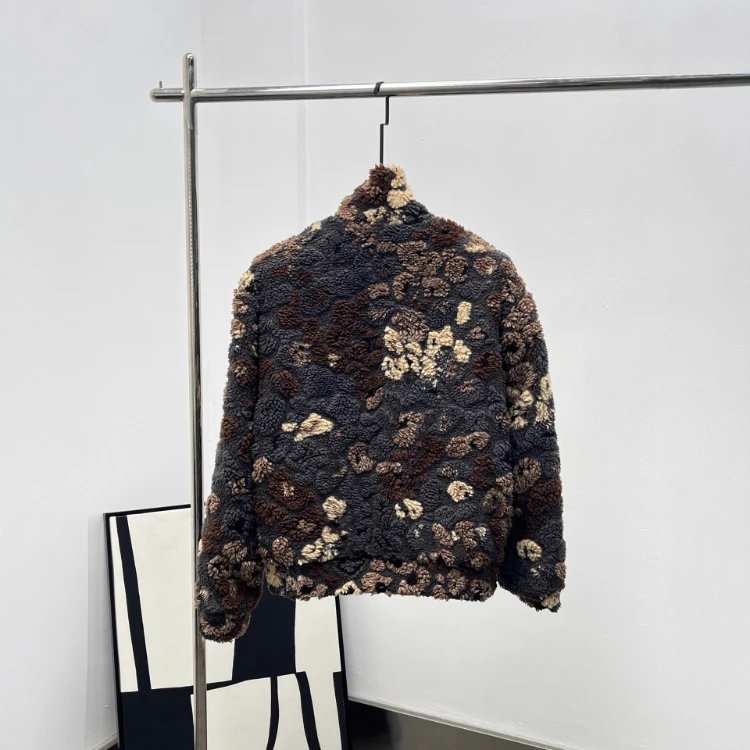 Unbranded Jackets Camouflage Sherpa Fleece Zip-Up Jacket image 2