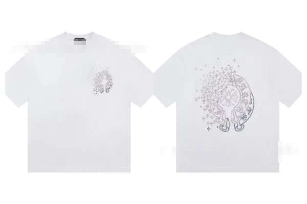 Chrome Hearts Crystal Moon T-Shirt White - 1