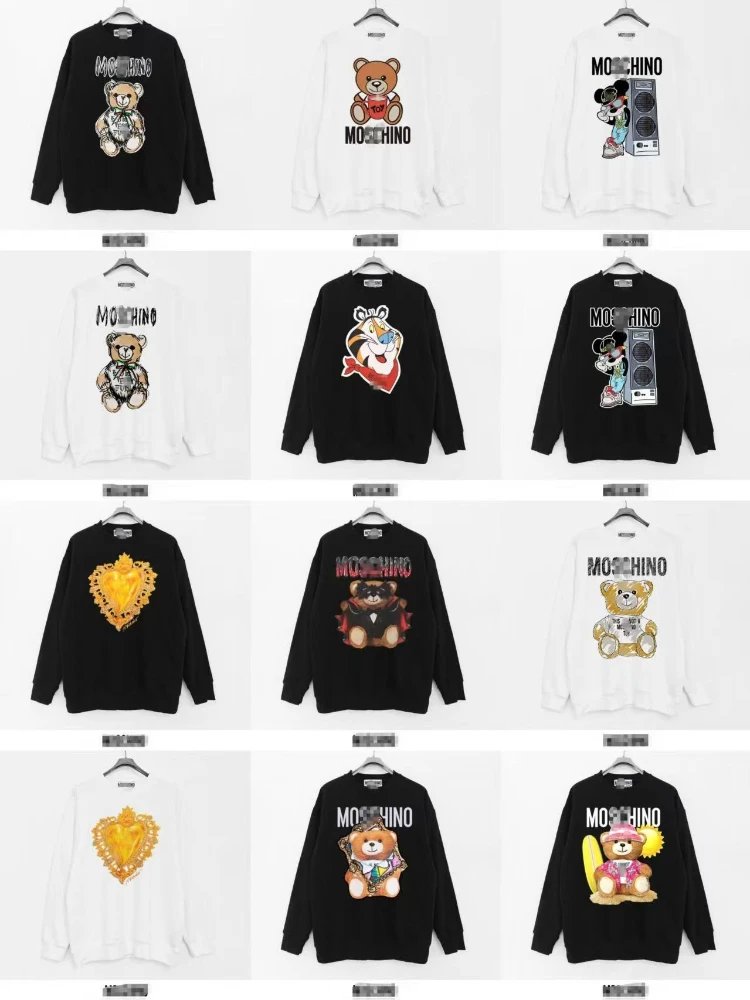 Moschino Teddy Bear Graphic Sweatshirts [35 styles]