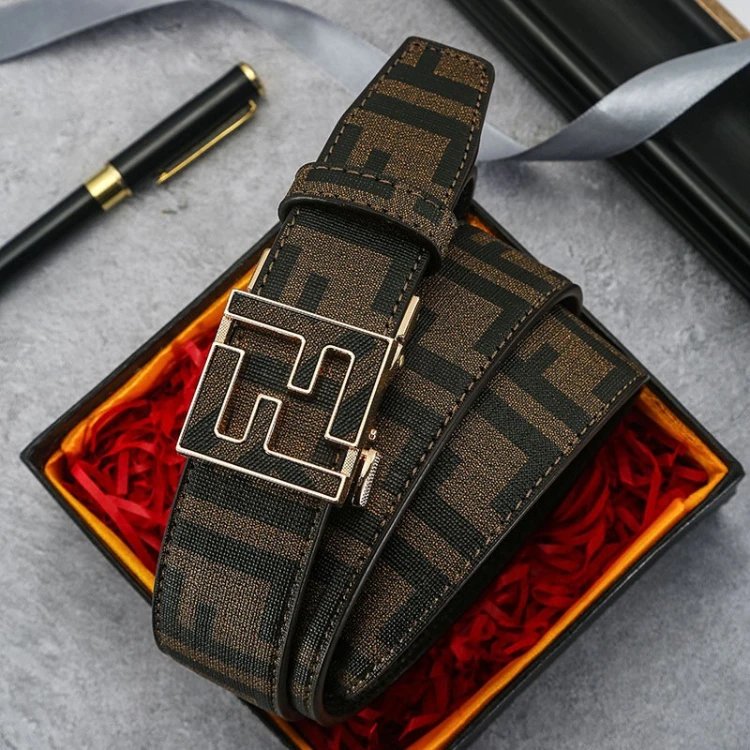 SKU-09-Letter F Double F Gold Buckle
