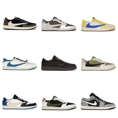 Nike Air Jordan 1 Low Travis Scott x Nike Cactus Jack Sneakers [11 styles]