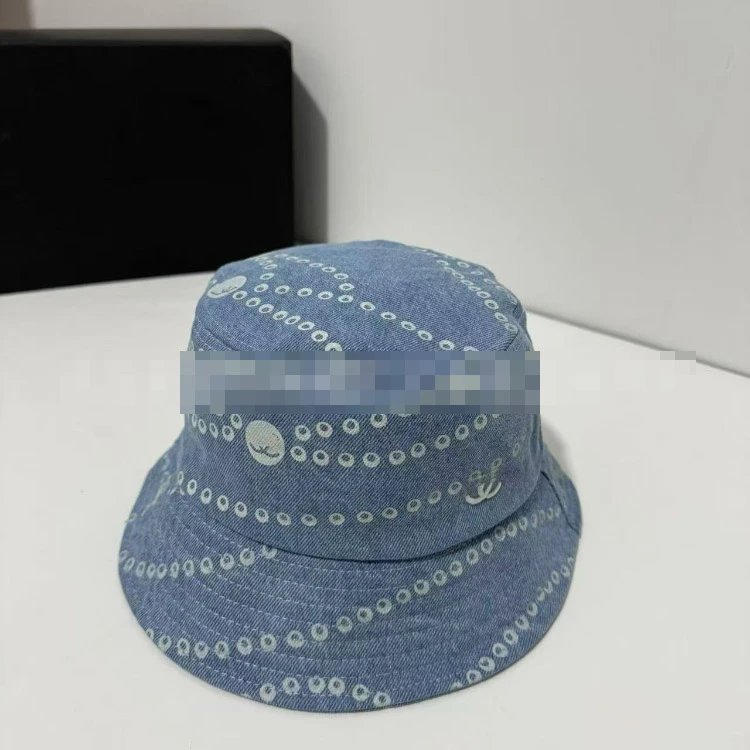 Sky-blue fisherman hat