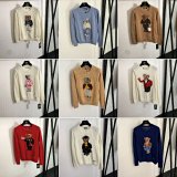 Polo Ralph Lauren Bear Embroidered Knit Sweater [34 styles]