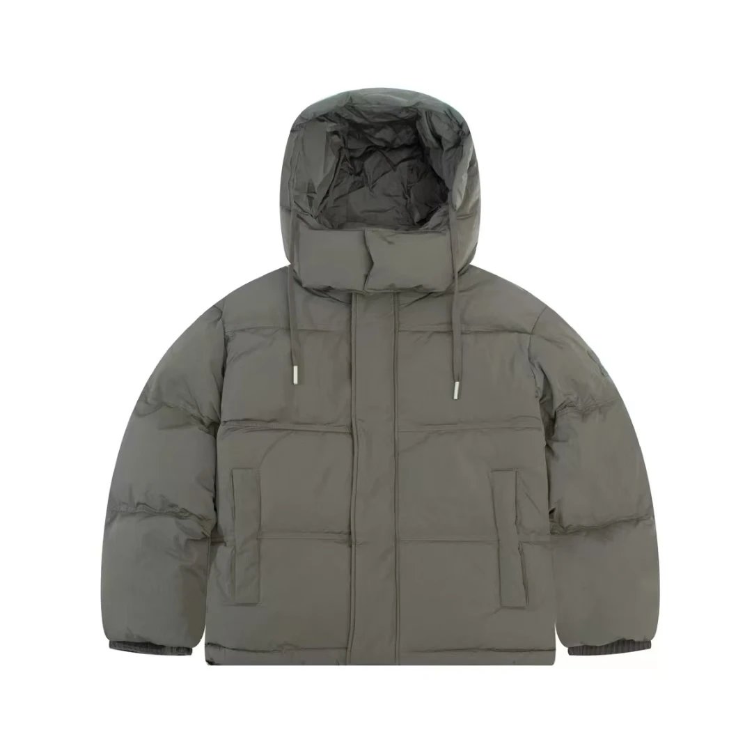 Unbranded Down Jackets Hooded Puffer Jacket with Detachable Hood image 7