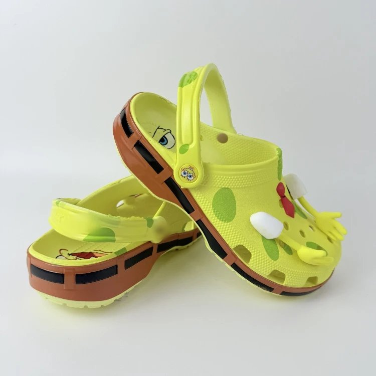 Crocs Classic SpongeBob SquarePants Yellow Casual Clogs