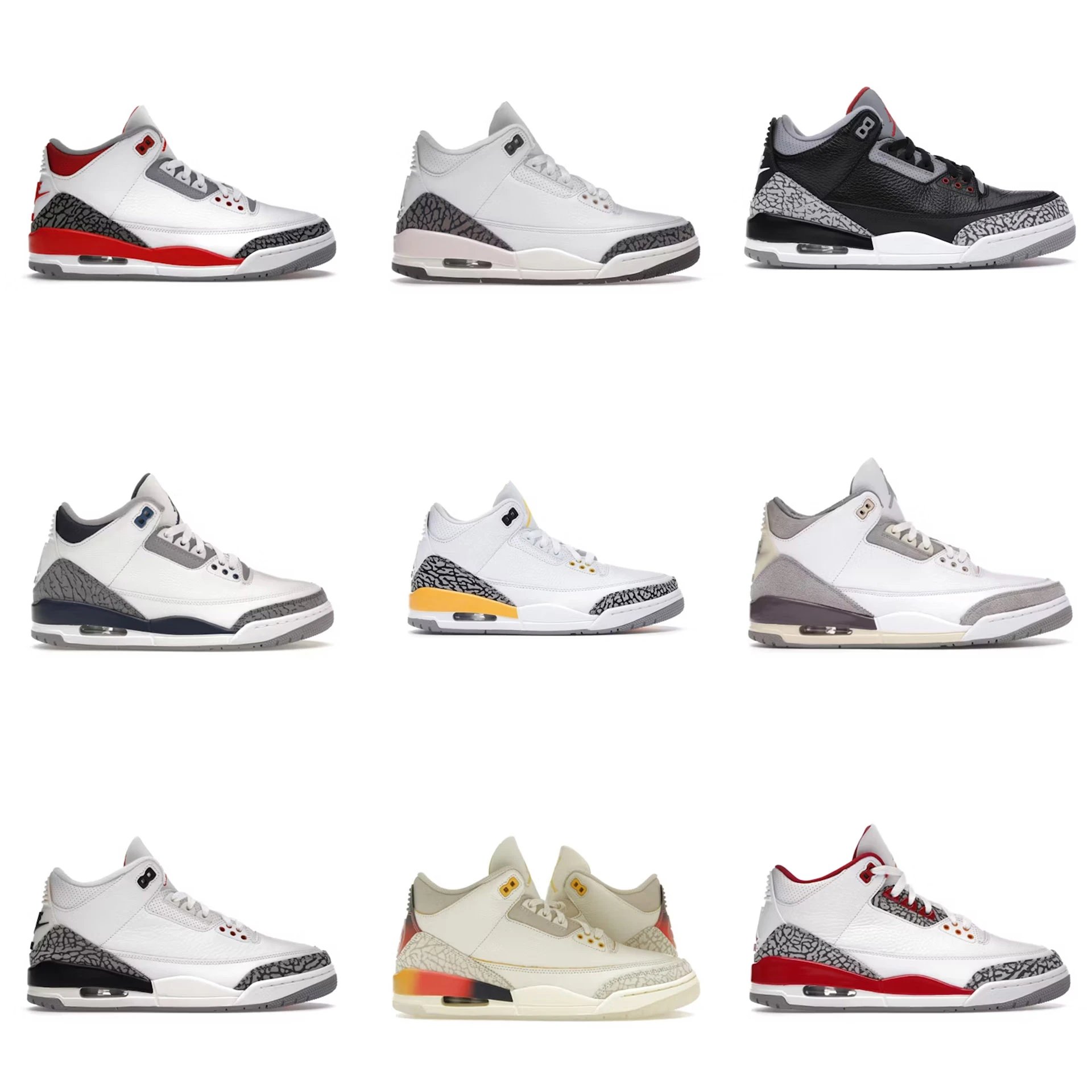 Nike Air Jordan 3 Sneakers [20 styles] | 7604414885