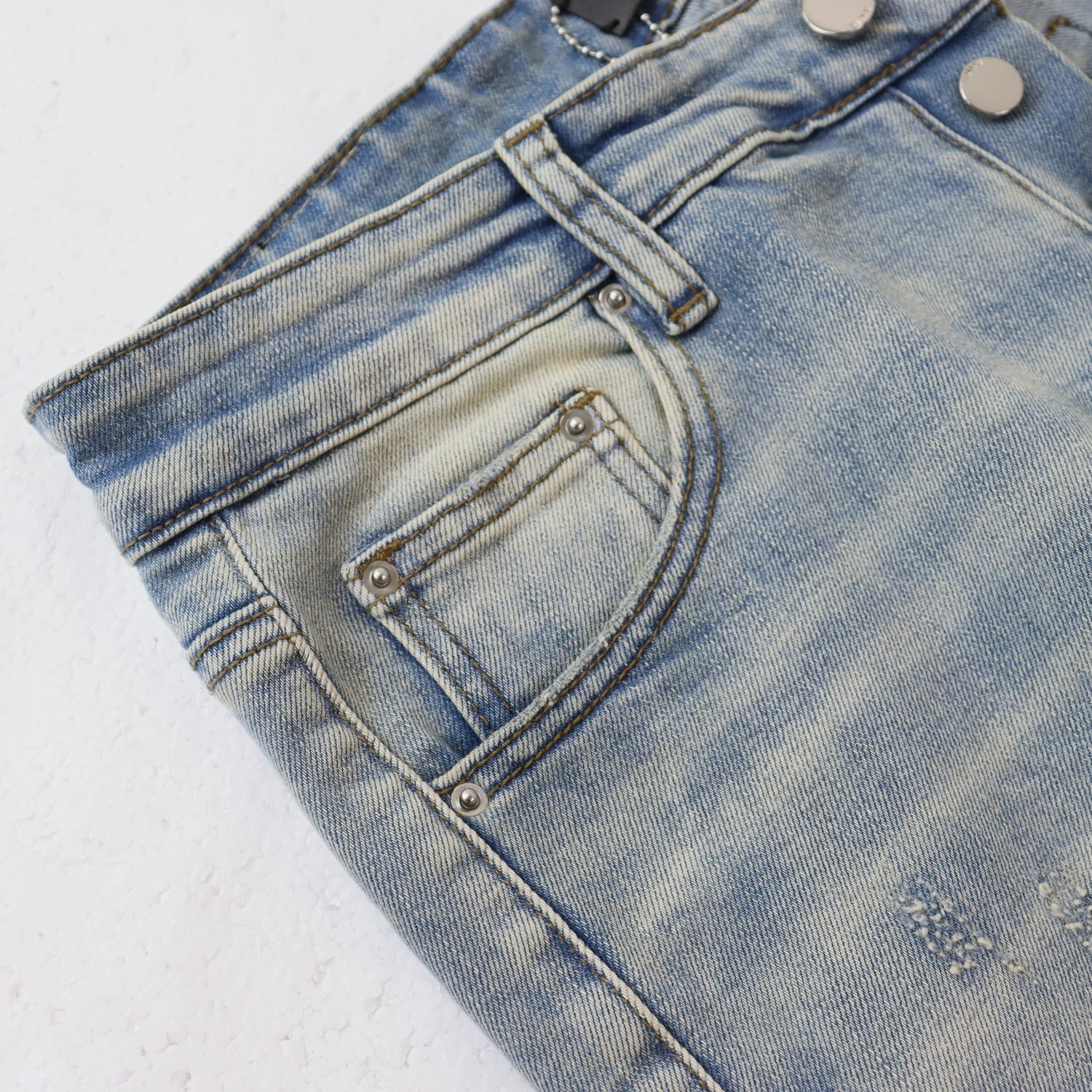 AMIRI Jeans Bone Patch Embroidered image 3