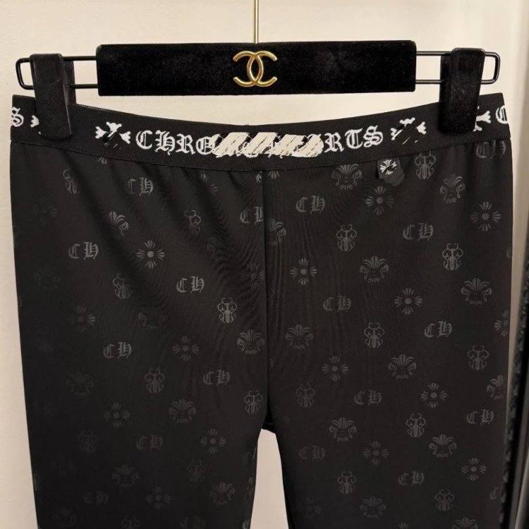 Chrome Hearts Trousers Slim logo-print image 4