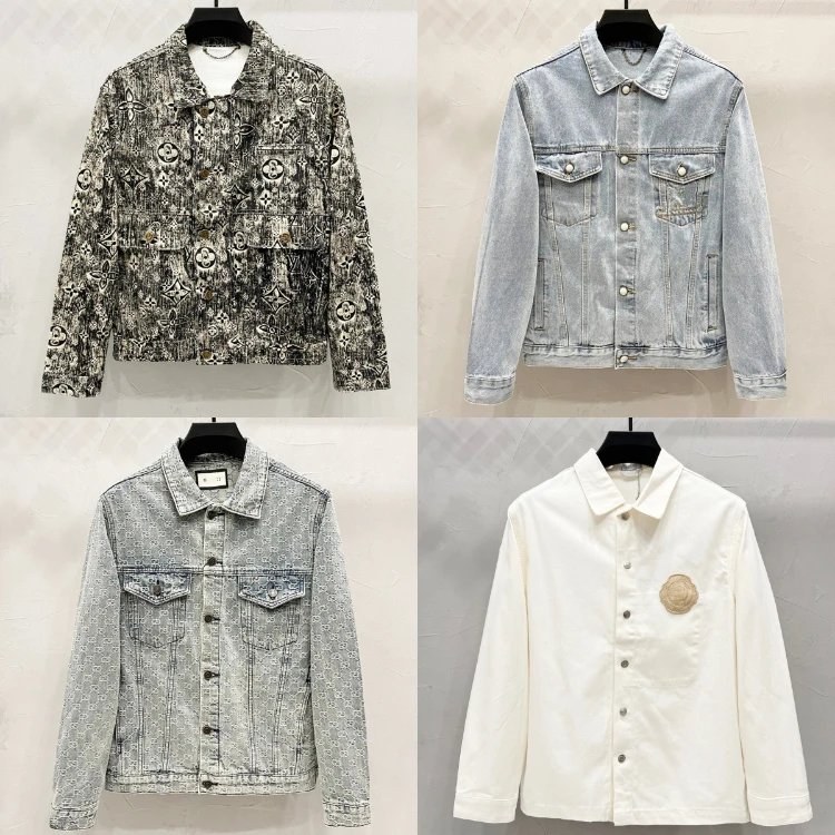 Louis Vuitton Vintage Monogram Full Print Denim Jacket