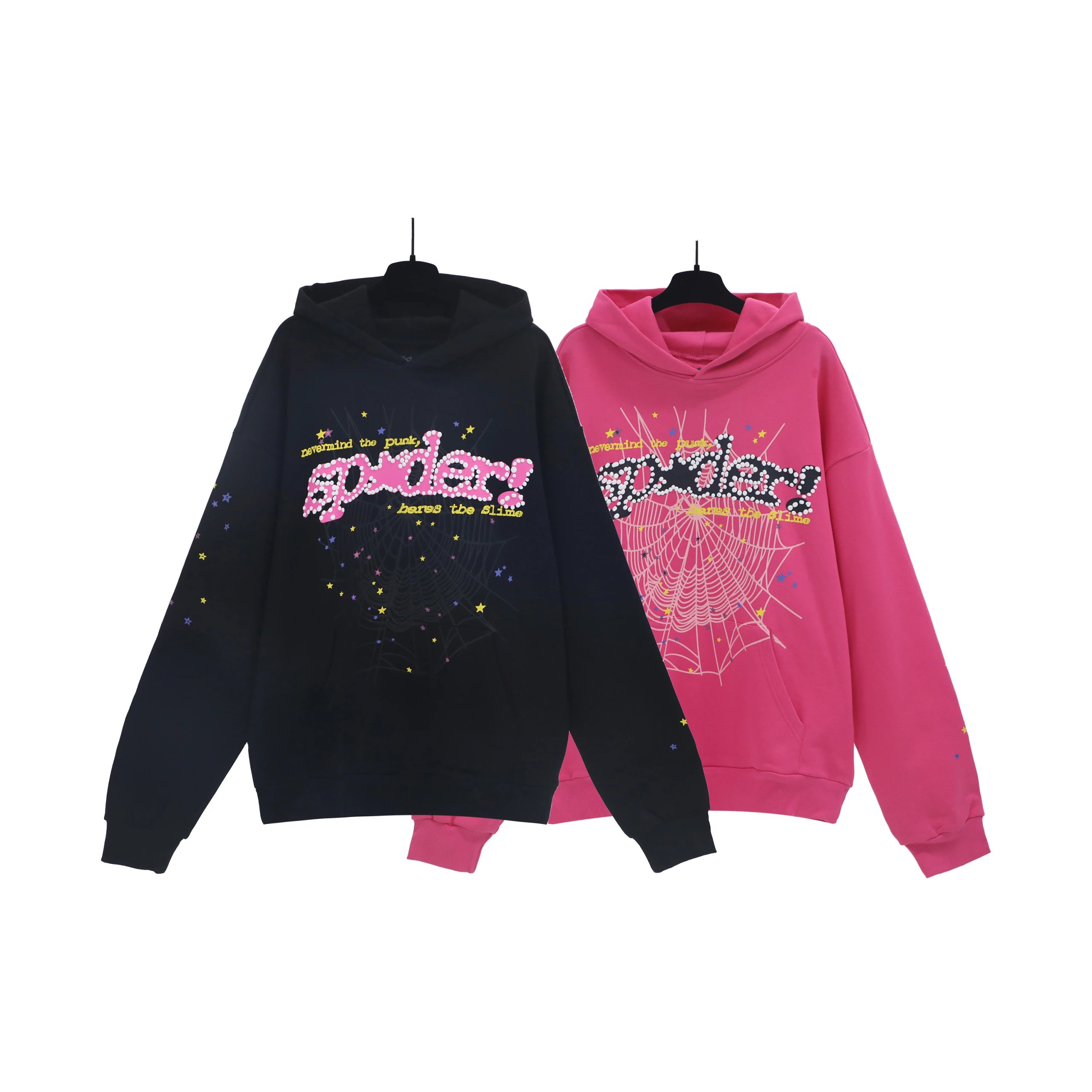 Sp5der Spider Web Graphic Hoodie