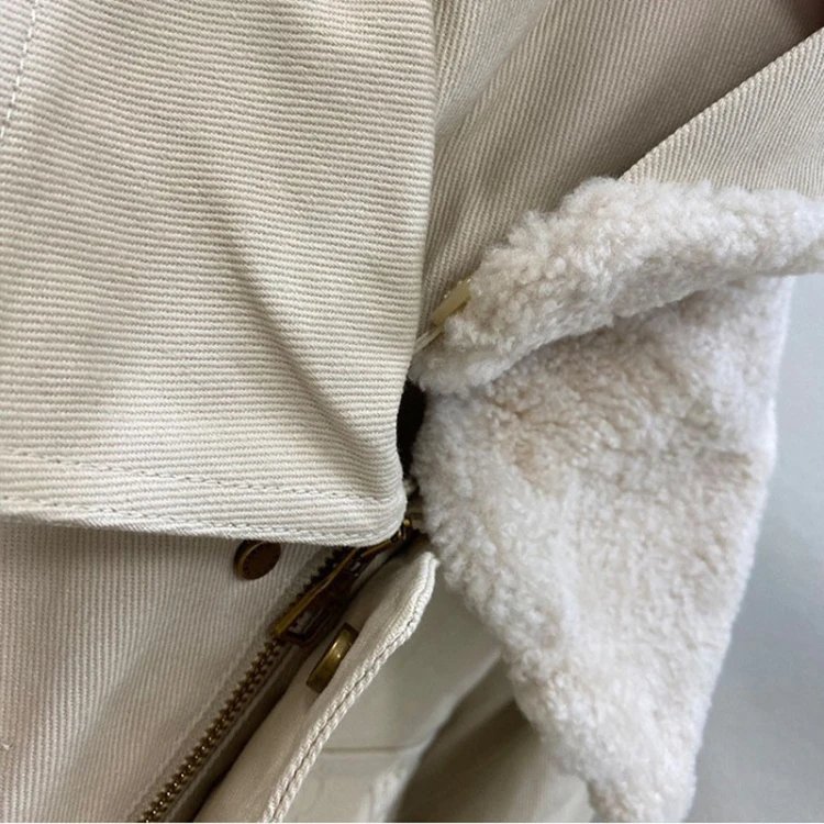 Louis Vuitton Jackets Embossed Monogram Shearling-Collar Jacket image 10