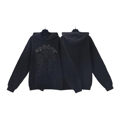 Spider Web Graphic Hoodie