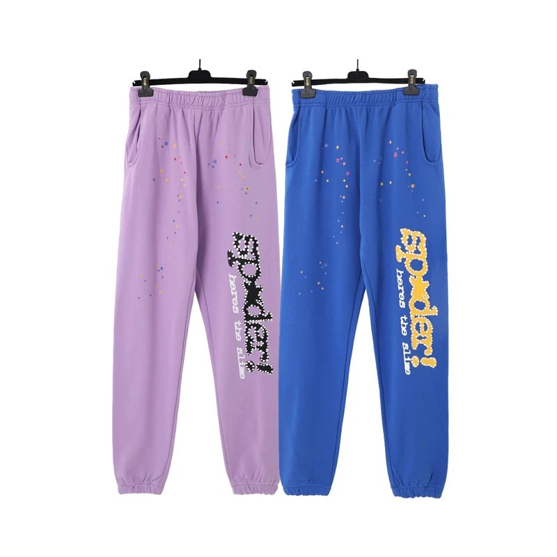 Sp5der Spider Letter Print Pants