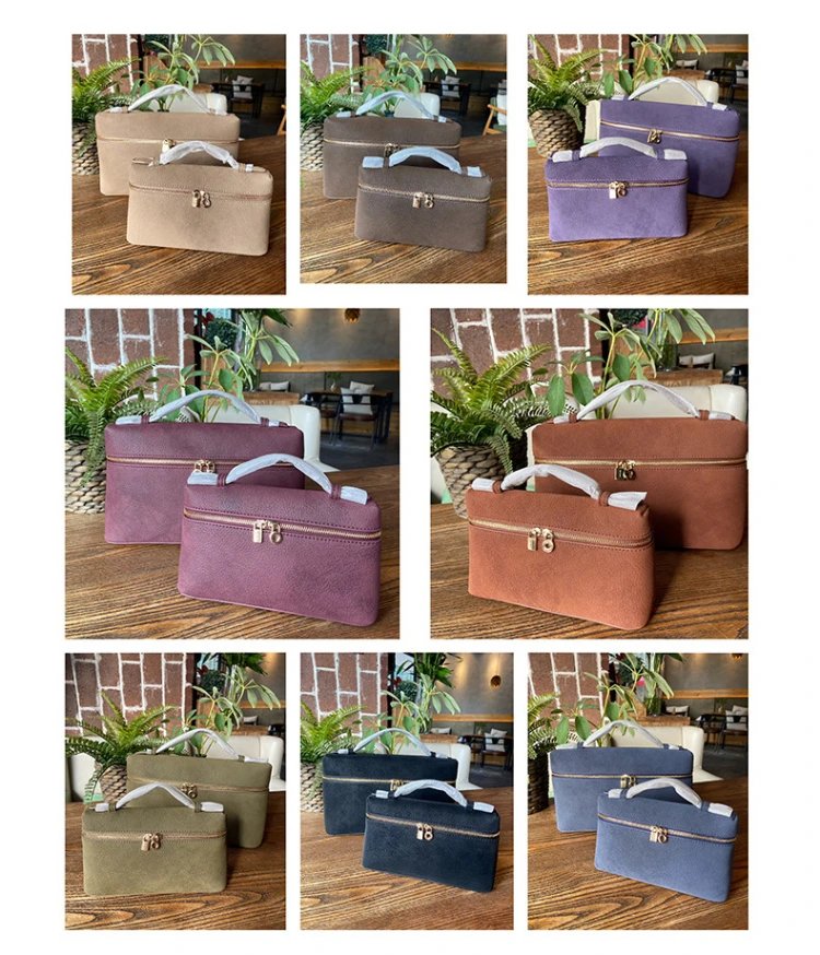 Velvet Texture Cosmetic Bag Travel Organizer - 004723