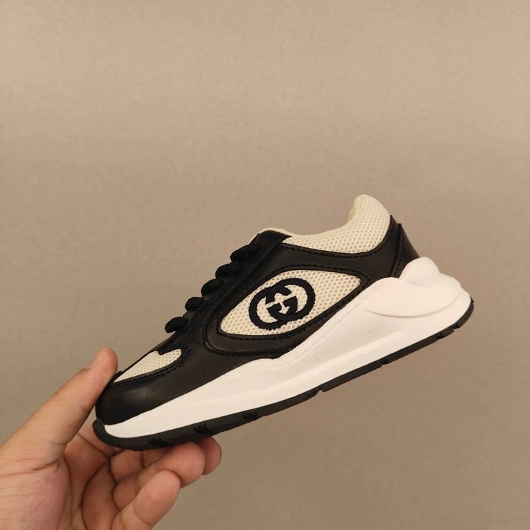Gucci Sneakers Children's lace-up mesh image 6