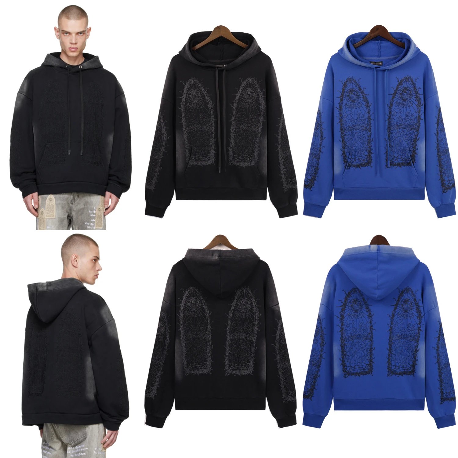 Who Decides War Stained Glass Window Hoodie Collection - 006174