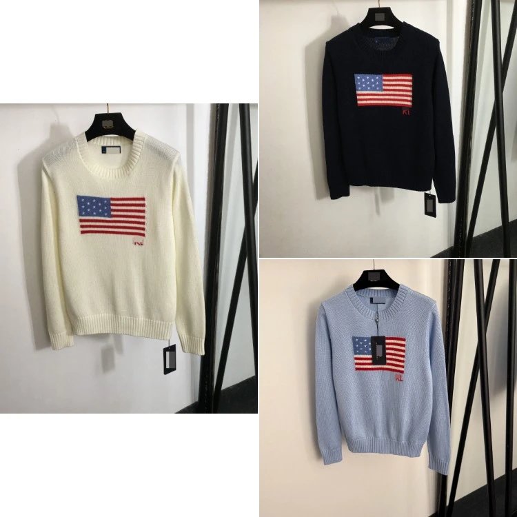 Ralph Lauren Flag Knit Sweater - 008110