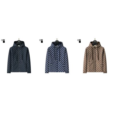Gucci GG Supreme Hooded Windbreaker Jacket [3 styles]