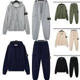 Stone Island Compass Patch Hoodie & Cargo Jogger Set [15 styles]