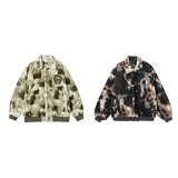 Chrome Hearts Tie-Dye Faux Fur Bomber Jacket [2 styles]