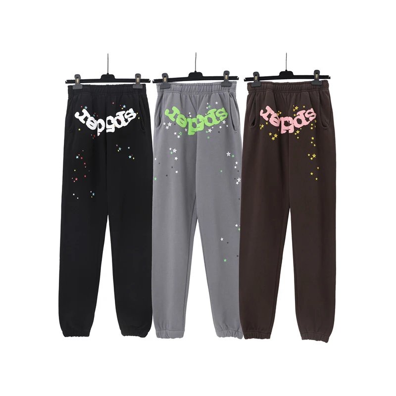 Sp5der Letter Print Pants