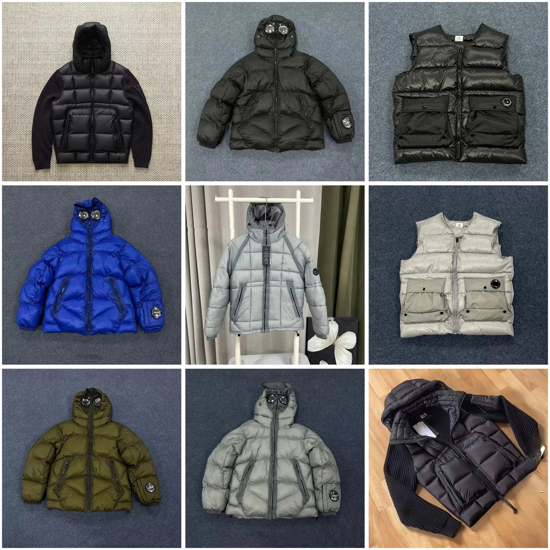 C.P. Company Goggle Hood Down Jacket and Vest Collection - 007308