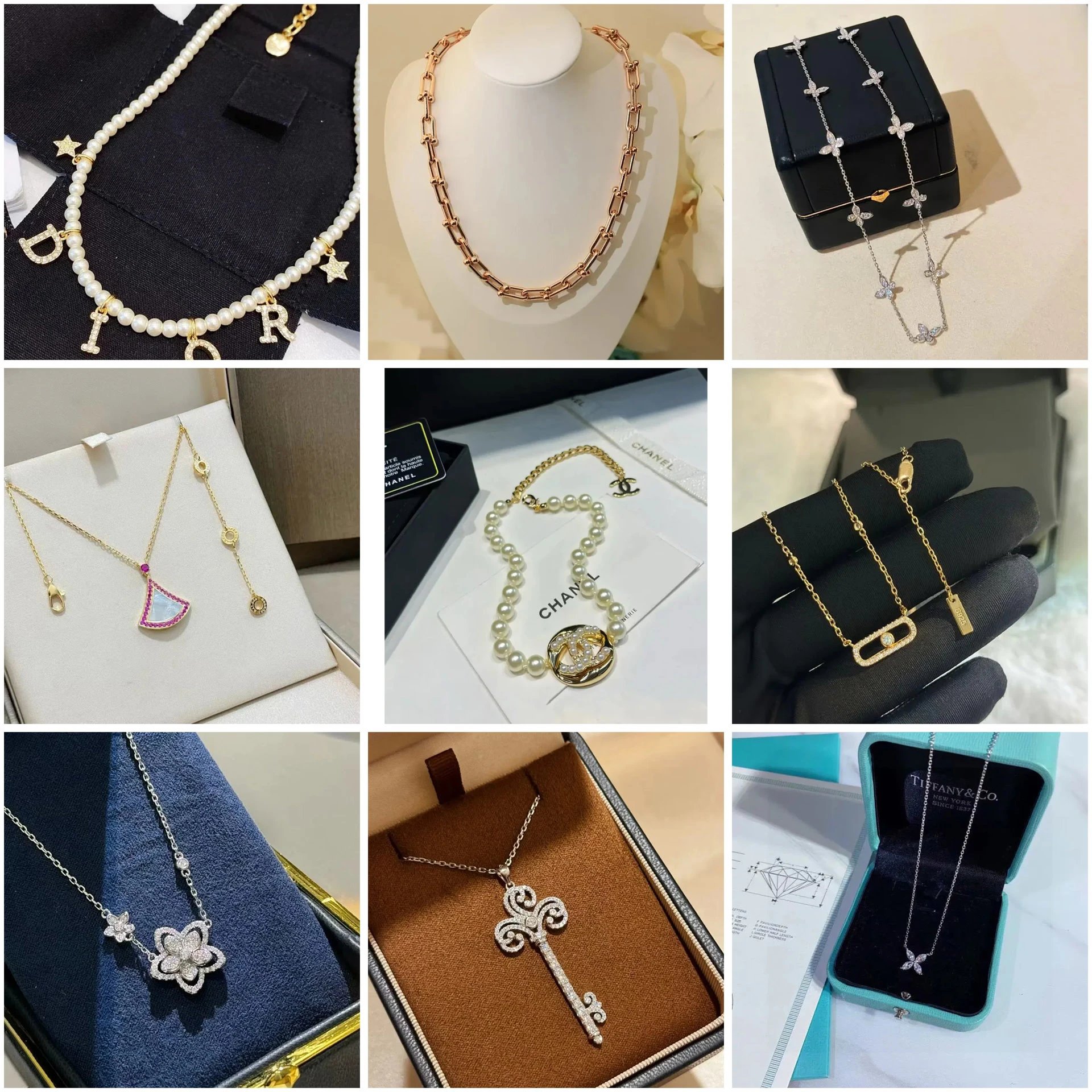Luxury Designer Necklace Collection [26 styles]