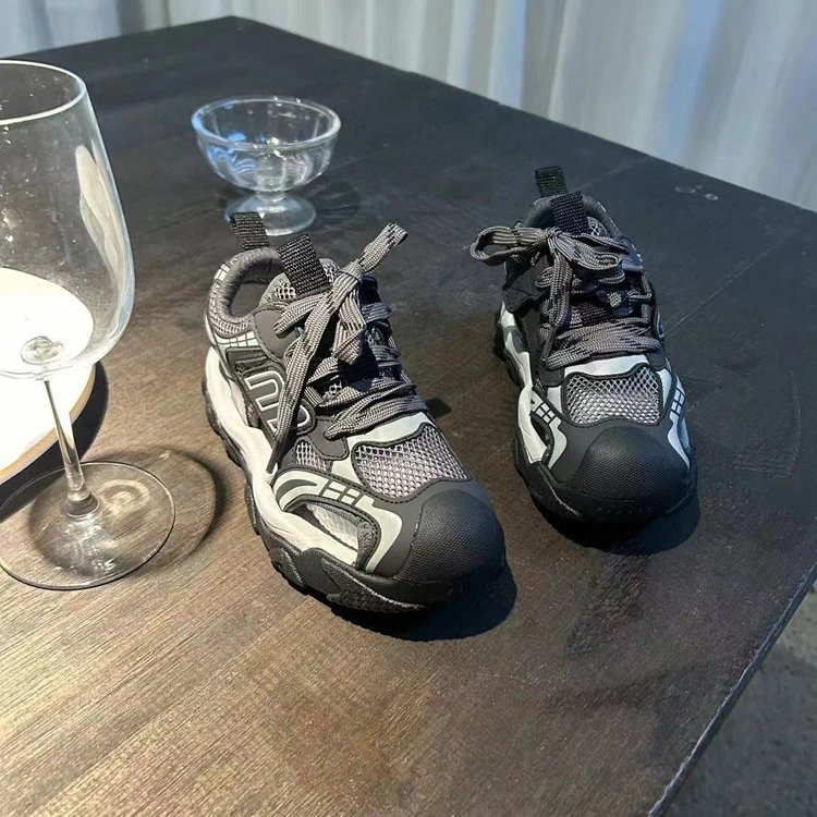 Unbranded Sneakers 4222 Chunky Mesh Lace-Up image 5