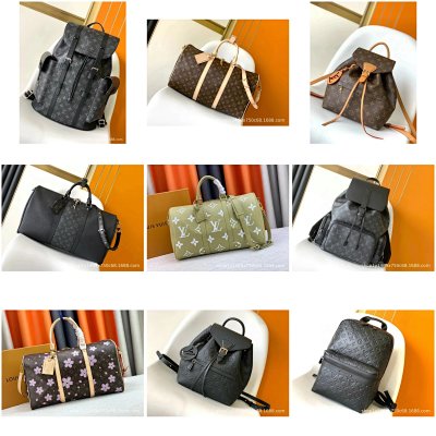 Louis Vuitton Monogram Canvas Backpacks & Duffle Bags [40 styles]