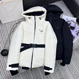 Prada Re-Nylon Belted Puffer Jacket [2 styles]