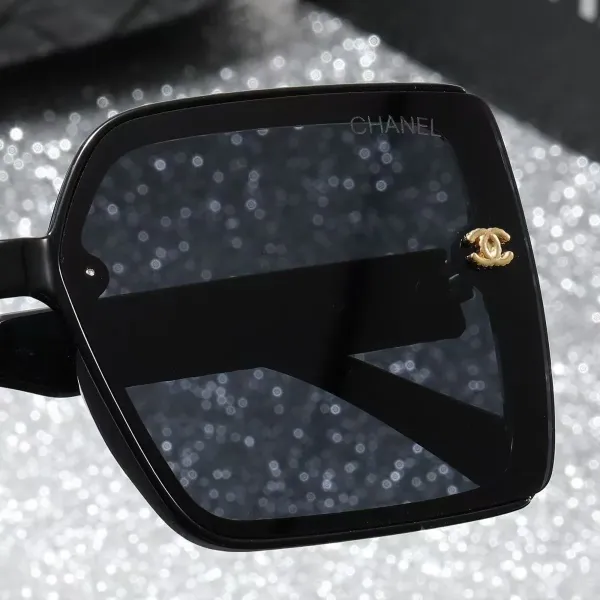 Chanel Square Frame Gradient Purple Sunglasses - 5