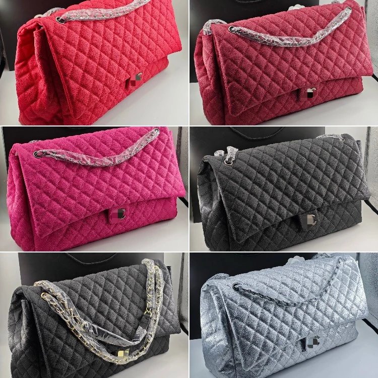 Chanel quilted caviar