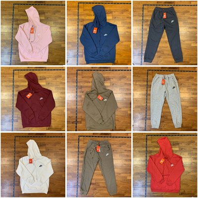 Nike Sportswear Club Fleece Hoodie & Jogger Pants [12 styles]