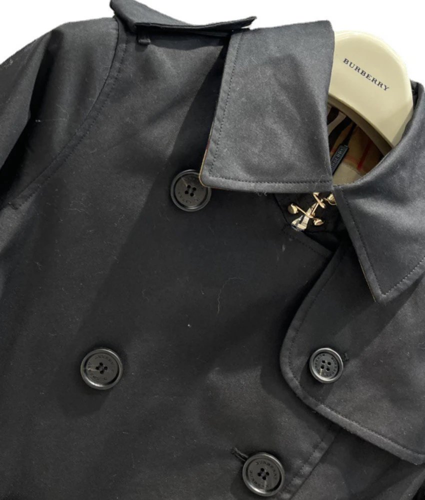 Unbranded Coats Double-Breasted Belted Long Trench Coat image 6