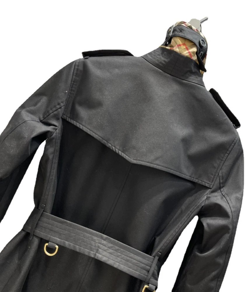 Unbranded Coats Double-Breasted Belted Long Trench Coat image 5