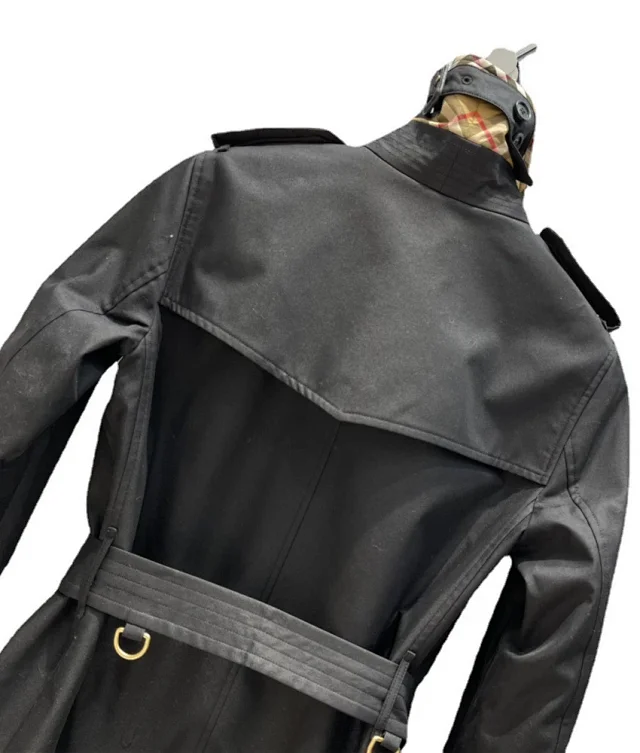 Unbranded Coats Double-Breasted Belted Long Trench Coat product detail image 5