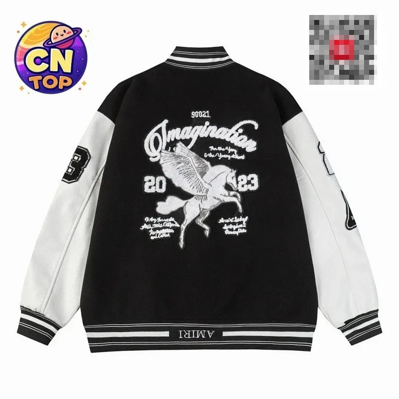AMIRI Jackets Varsity Jacket with Pegasus Graphic image 3