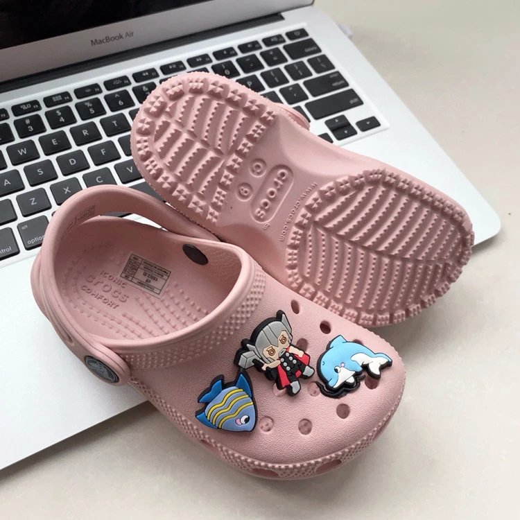 KLS Simple Fashion Classic Comfortable Little Star Children's Hole Shoes 4