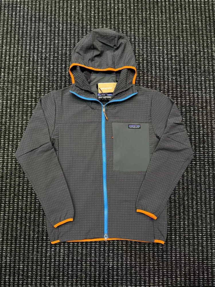 Patagonia Jackets R2 TechFace Hooded Jacket — SKU-07-Forged Gray