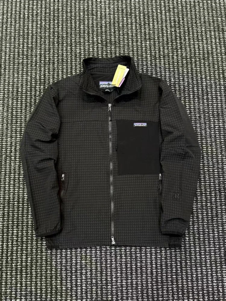 Patagonia Jackets R2 TechFace Full-Zip Jacket — SKU-05-Black