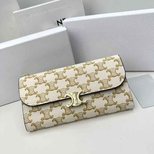 Celine Wallets & Card Holders Triomphe Long Flap Wallet product detail image 5