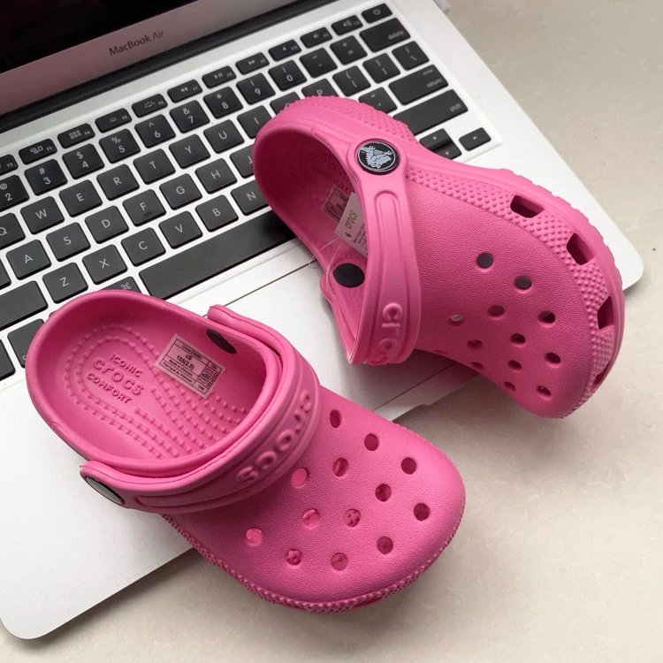 KLS Simple Fashion Classic Comfortable Little Star Children's Hole Shoes 5