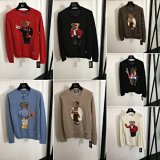 Polo Ralph Lauren Bear Embroidered Knit Sweater [7 styles]