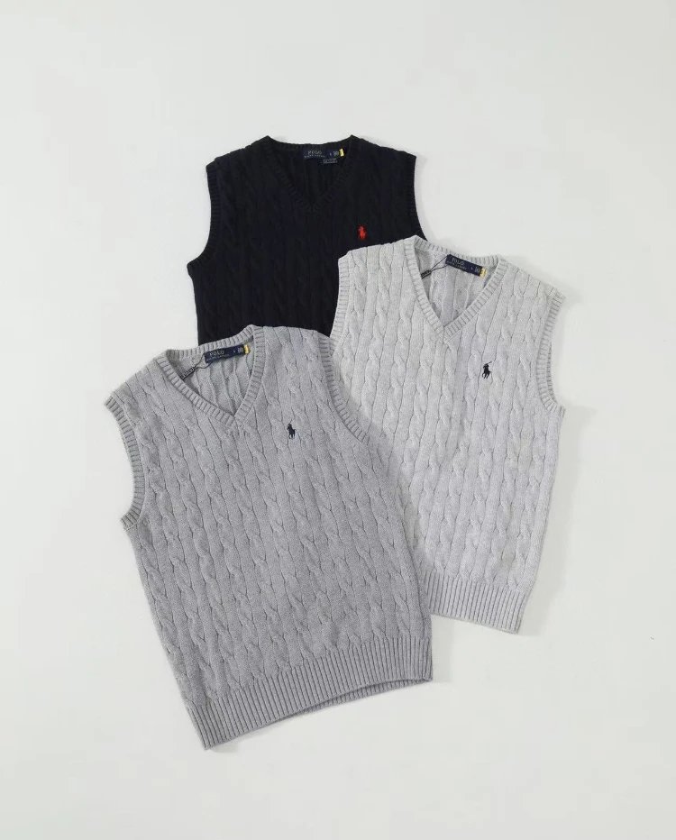 Polo Ralph Lauren cable-knit cotton sweater vest