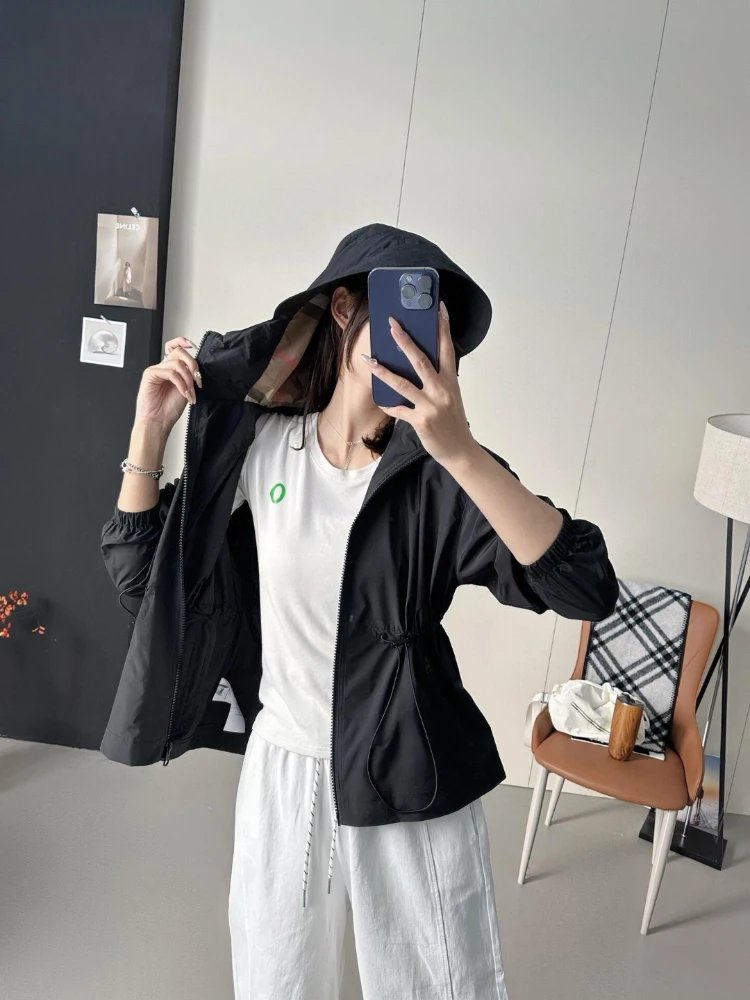 Unbranded Jackets Hooded Drawstring Zip Jacket image 2