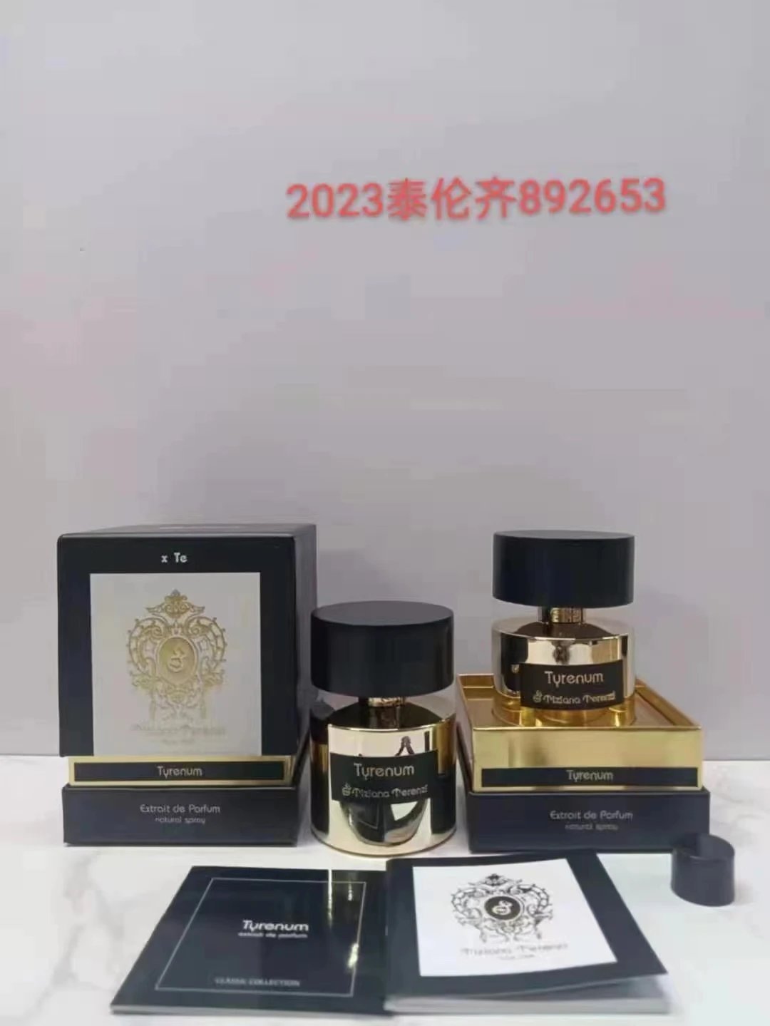 Tiziana Terenzi Perfume bottle with packaging QC photos