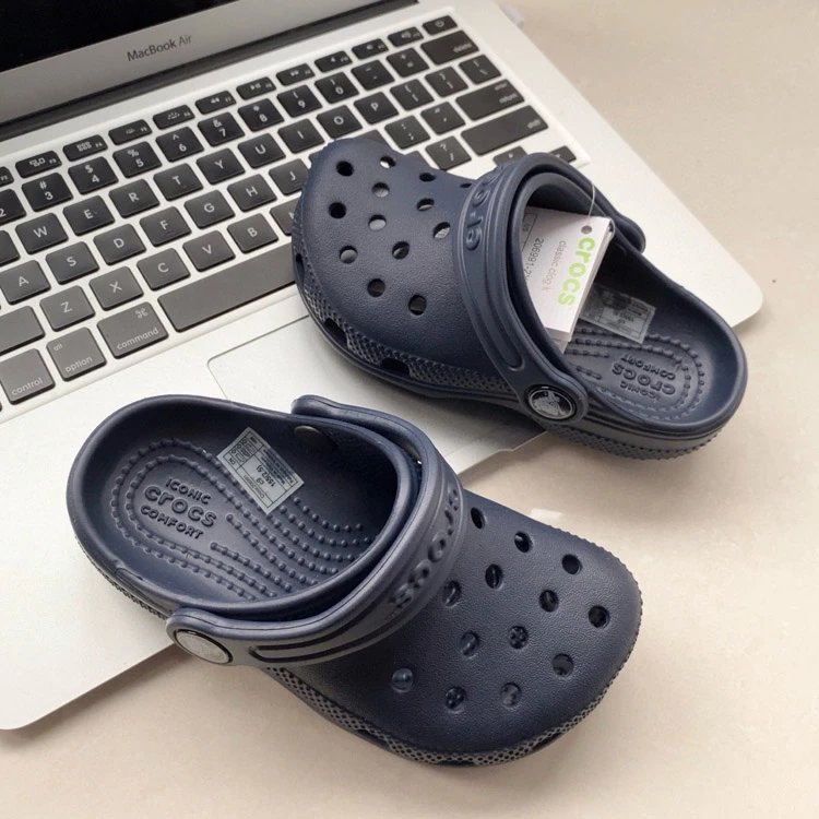 KLS Simple Fashion Classic Comfortable Little Star Children's Hole Shoes 7