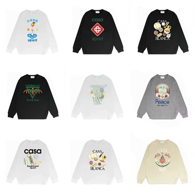 Casablanca Long-Sleeve Graphic T-Shirts [39 styles]