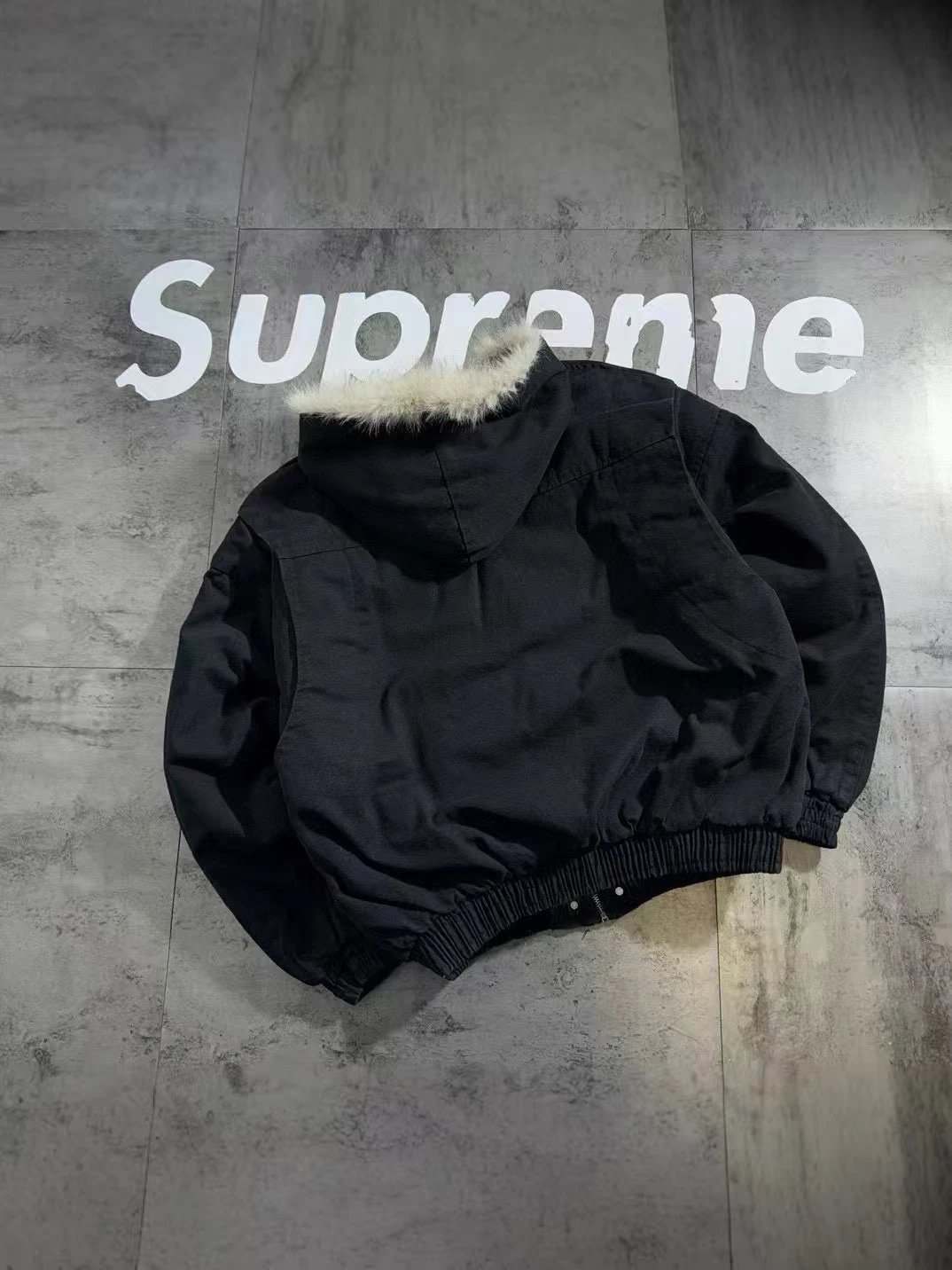Nike Jackets Fur-Trim Hooded Padded Jacket image 3